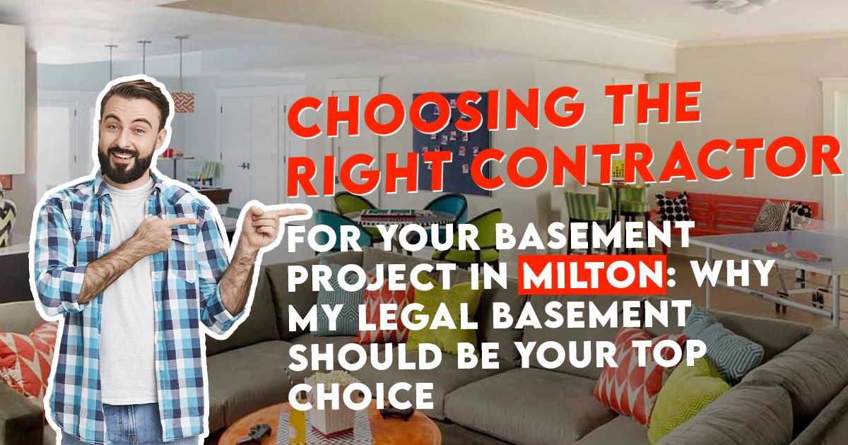 Contractor for Basement in Milton