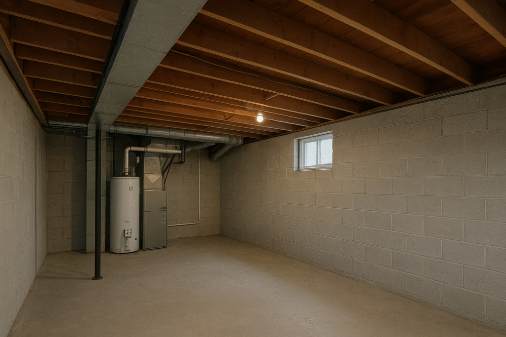 Basement winter preparation with insulation, moisture control, and code-compliant upgrades.