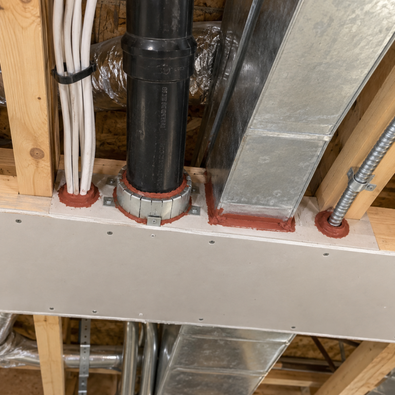 05 basement firestopping penetrations
