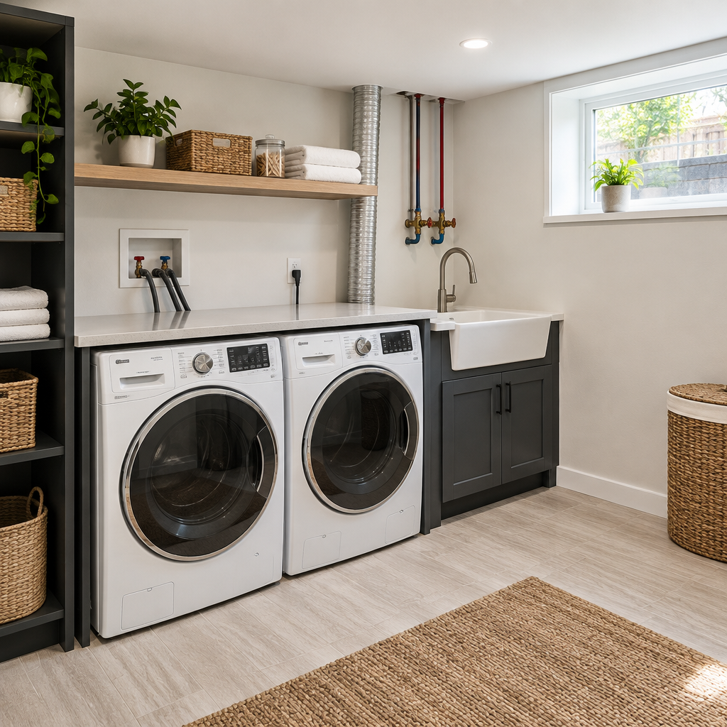 07 basement suite laundry layout