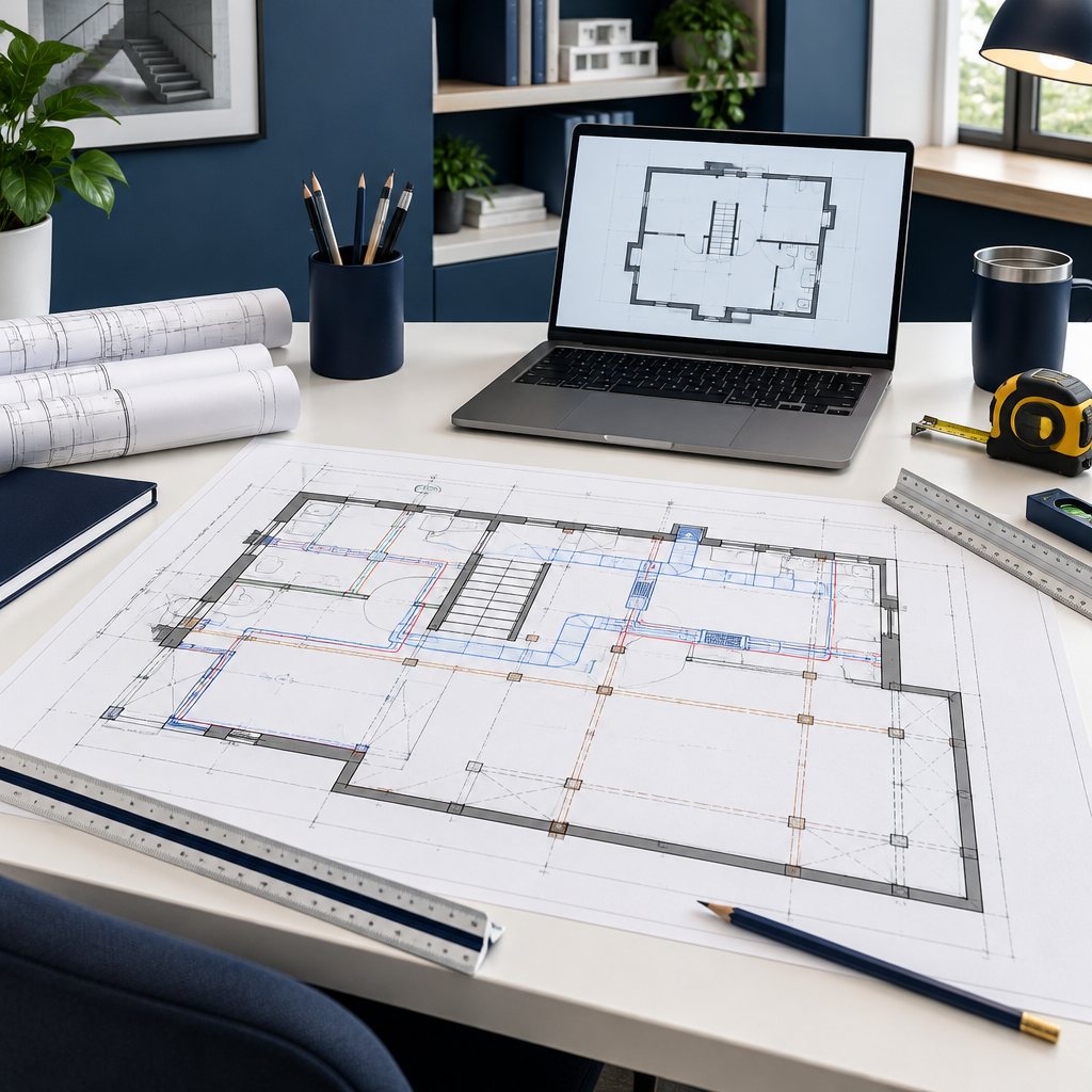 09 basement permit drawing coordination