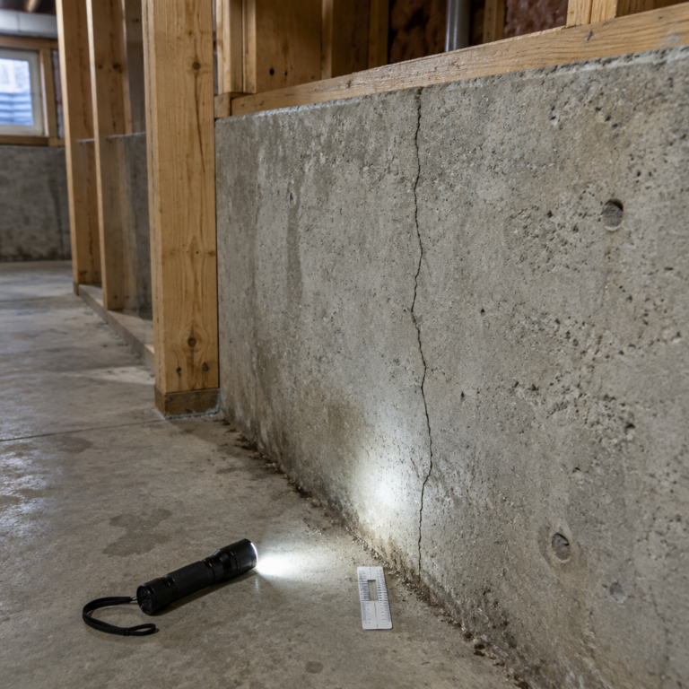 22 foundation cracks before finishing